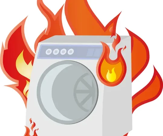 ドラム式洗濯乾燥機でおこるかもしれない　自然発火のしくみ